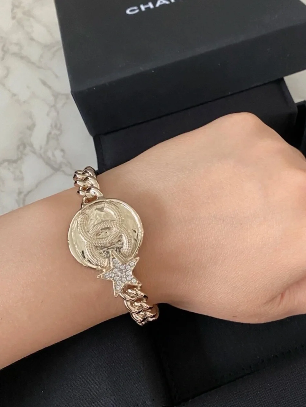 Chanel Gold  Bangle Bracelet